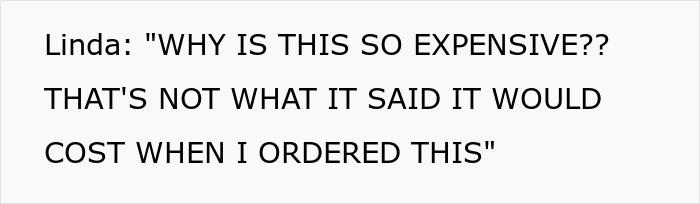 Customer angrily questioning the grocery bill, refusing to pay for extra items and demanding shopper cover the cost.