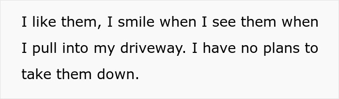 Woman sharing her reaction to neighbor&rsquo;s pink flamingos and plans to buy more in a Facebook campaign dispute.