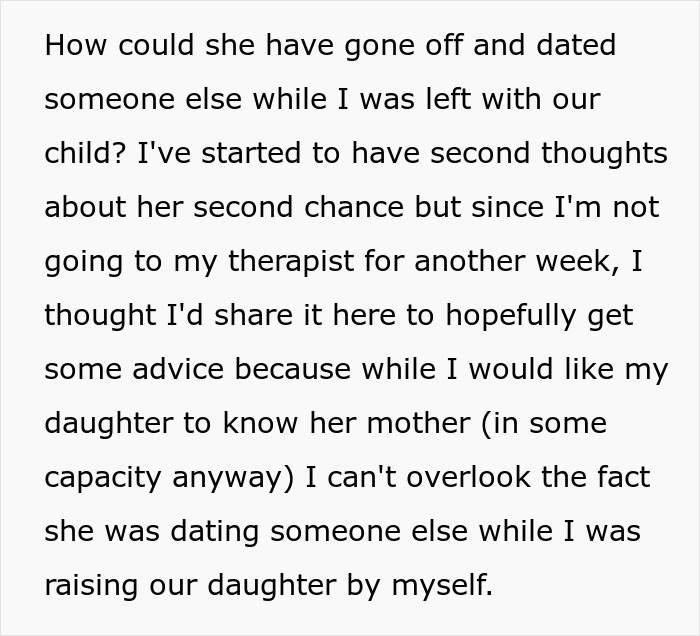 Man raising newborn alone reflects on forgiveness and shock as ex reappears after three years apart.