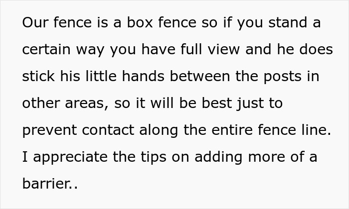 Fence turned into fast food window for dogs by neighbor’s kid, woman builds barricade to stop the chaos. Fence turned into fast food window for dogs by neighbor’s kid, woman builds barricade to stop the chaos.