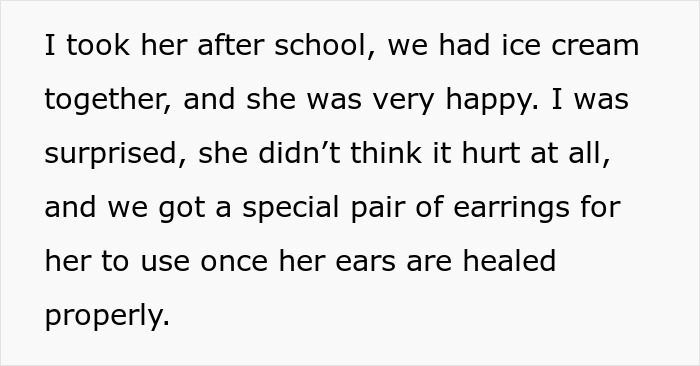 Mom takes daughter for ears pierced and ice cream while dad throws a fit after finding out about it. Mom takes daughter for ears pierced and ice cream while dad throws a fit after finding out about it.