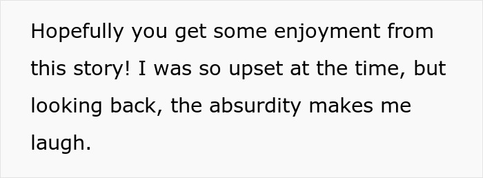 Text about a mom stealing daughter&rsquo;s pregnancy announcement to avoid a gender reveal party, reflecting on the absurd situation.