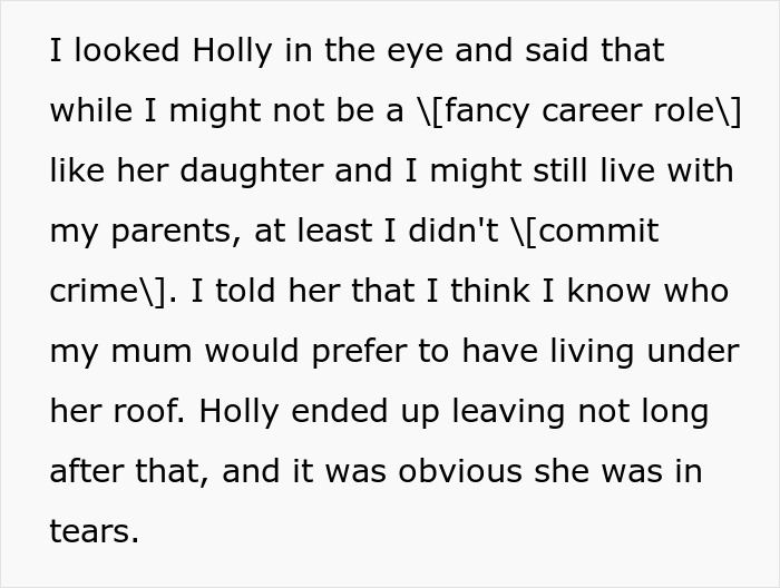 Friend Insults Adult Child At Family Gathering, Gets Reminded Her Daughter&rsquo;s In Prison For A Crime