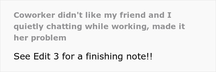 Woman Silently Retaliates After Rude Colleague Shushes Her, Won’t Talk To Her Anymore In Return Woman Silently Retaliates After Rude Colleague Shushes Her, Won’t Talk To Her Anymore In Return