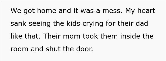 Alt text: Emotional scene with kids crying after their dad passed away, highlighting the sensitive family situation at the funeral.