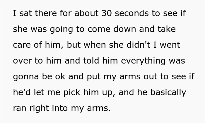 Man with kids scared by how roommate’s guest treats her kid, showing concern and comforting the child. Man with kids scared by how roommate’s guest treats her kid, showing concern and comforting the child.
