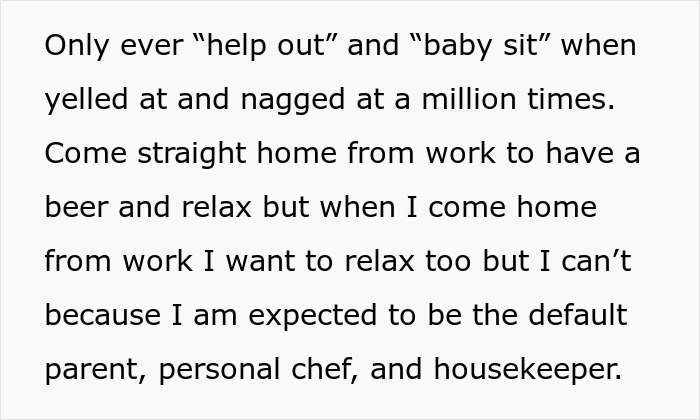 Mom tired of cheating husband and unwanted child expresses frustration over being the default parent and housekeeper.