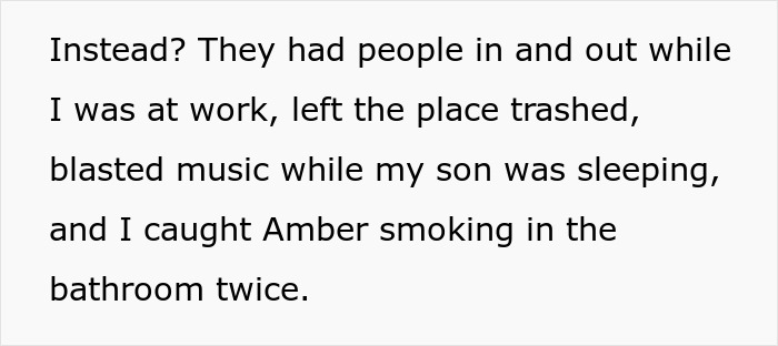Man opens door to family in need but closes it after brother&rsquo;s girlfriend brings chaos and cigarettes inside.