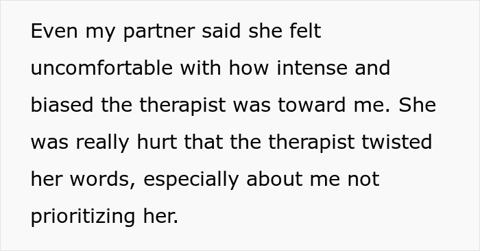 Couple experiencing relationship struggles feels attacked during therapy session due to therapist&rsquo;s intense and biased behavior.