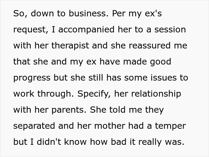 Text excerpt about a man raising newborn alone and dealing with his ex reappearing after years, seeking forgiveness.