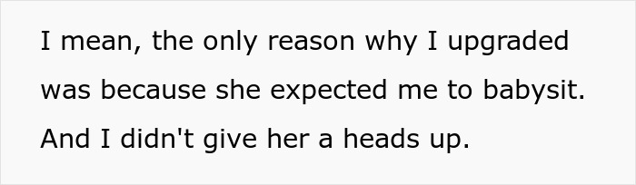 Person Upgrades To Business Class To Escape Mid-Flight Babysitting, Vacation Turns Tense Person Upgrades To Business Class To Escape Mid-Flight Babysitting, Vacation Turns Tense