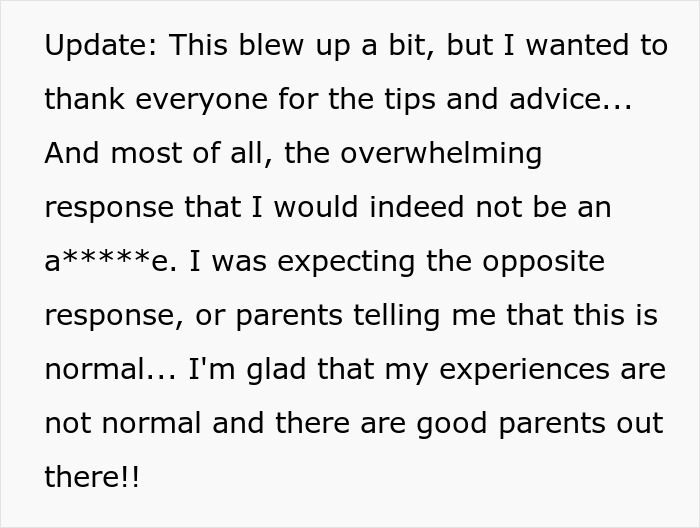 Text update message expressing gratitude for advice and relief that the neighbor’s kid turned fence into fast food window behavior is not normal. Text update message expressing gratitude for advice and relief that the neighbor’s kid turned fence into fast food window behavior is not normal.