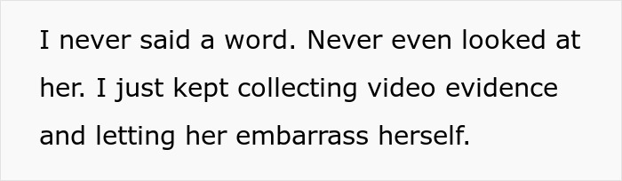 Text on a white background reads about collecting video evidence of a neighbor stealing packages to expose them.