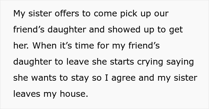Alt text: Situation involving charging a friend for her daughter ruining furniture during a visit and related family dynamics.