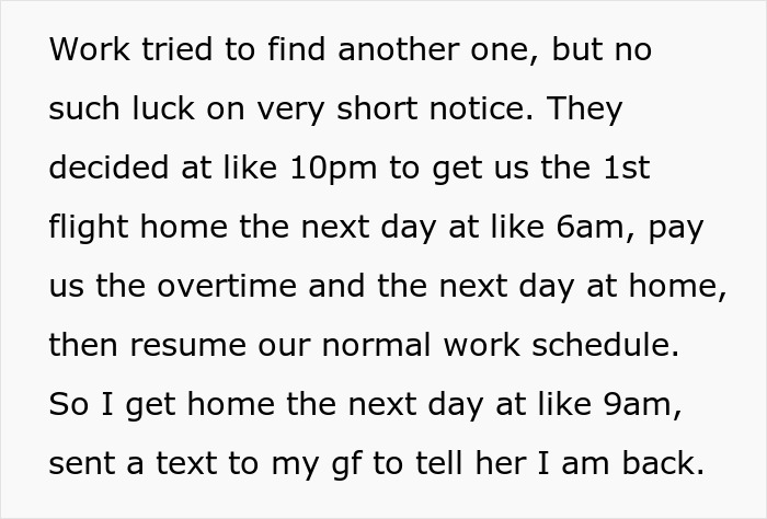 Text describing someone rushing home from a work trip early, discovering unexpected chaos in their house. Text describing someone rushing home from a work trip early, discovering unexpected chaos in their house.