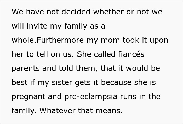 Couple books wedding venue three years in advance, shocked as pregnant sister demands the reserved date for her event.