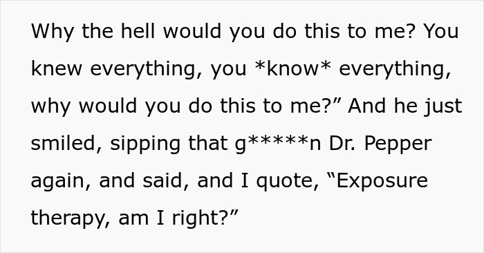 Text of a woman confronting her boyfriend about forcing her to hold a newborn despite her trauma, highlighting relationship conflict.