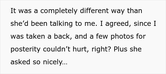 Text excerpt about a mom stealing daughter&rsquo;s pregnancy announcement to avoid a gender reveal party.