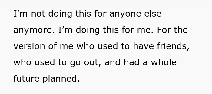 Text image with a woman suspecting her boyfriend is messing with her toothbrush, contemplating and deciding to dump him.