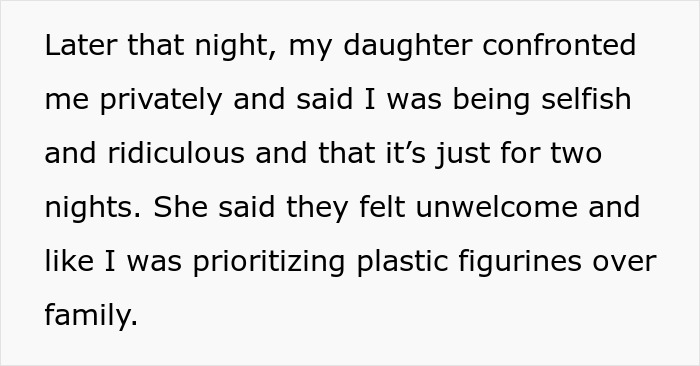 Daughter confronts dad for prioritizing his miniature wargaming studio and plastic figurines over family time with her fianc&eacute;.