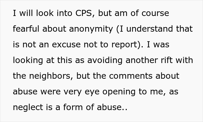 Text discussing concerns about a neighbor’s kid turning fence into a fast food window for dogs and building a barricade. Text discussing concerns about a neighbor’s kid turning fence into a fast food window for dogs and building a barricade.