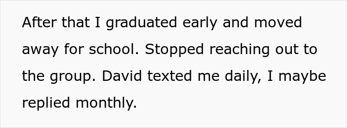 Text excerpt from a story about a man&rsquo;s fake relationship and misunderstandings about cheating.