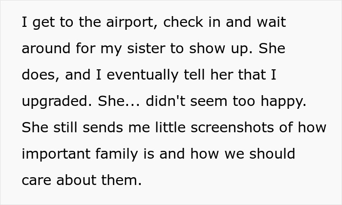 Person Upgrades To Business Class To Escape Mid-Flight Babysitting, Vacation Turns Tense Person Upgrades To Business Class To Escape Mid-Flight Babysitting, Vacation Turns Tense