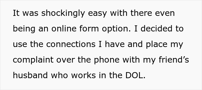 Woman Reports Boss For Taking Away Chairs Among Other Things, Watches Him Sweat