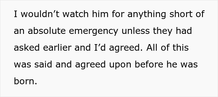 Text excerpt about family conflict highlighting SIL&rsquo;s irresponsible parenting causing police threats and prolonged family drama.