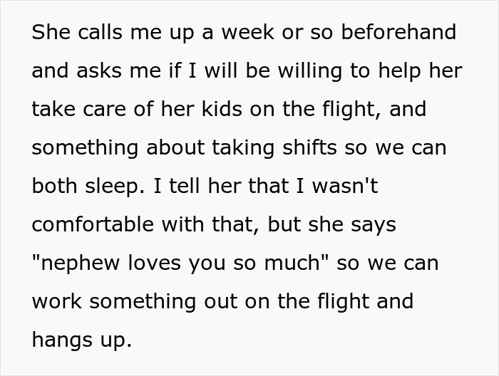 Person Upgrades To Business Class To Escape Mid-Flight Babysitting, Vacation Turns Tense Person Upgrades To Business Class To Escape Mid-Flight Babysitting, Vacation Turns Tense