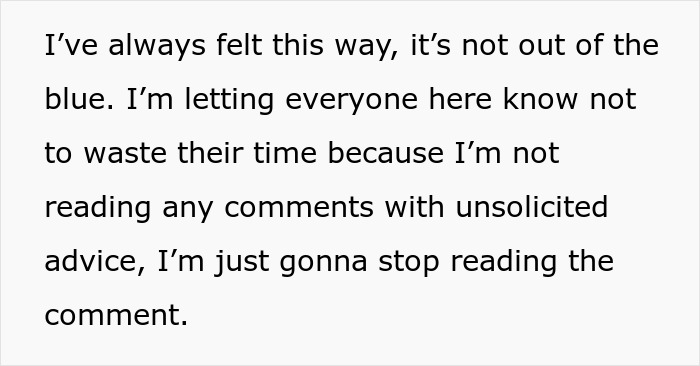 Text excerpt showing a mom expressing her feelings about a cheating husband and unwanted child, deciding to run away.