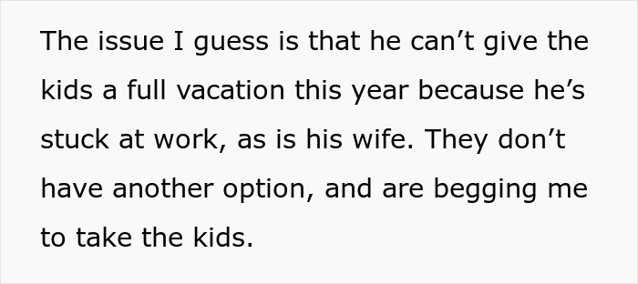 Guy Refuses To Change Travel Plans To Accommodate Brother’s Kids, Family Drama Ensues Guy Refuses To Change Travel Plans To Accommodate Brother’s Kids, Family Drama Ensues