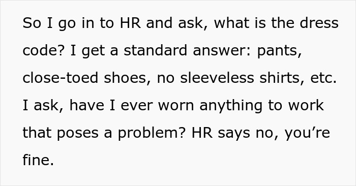 Employee shows up at office in full suit to spite boss, leading to the boss getting demoted after workplace conflict.
