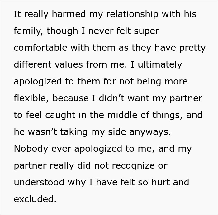 Woman feels excluded from boyfriend’s family vacation due to gluten intolerance and lack of support from partner. Woman feels excluded from boyfriend’s family vacation due to gluten intolerance and lack of support from partner.