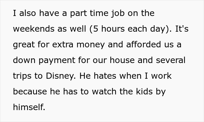 Woman with cancer asking husband for help with chores, facing conflict over not doing enough around the house.