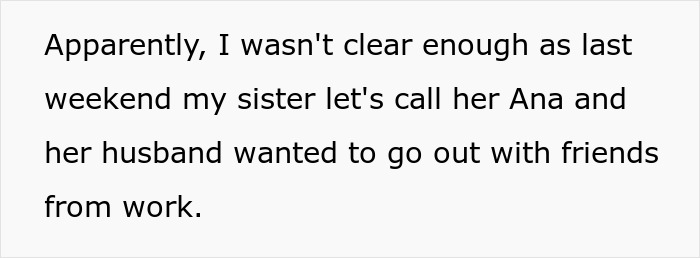 Text excerpt discussing a burned out uncle refusing to babysit sister’s kids and facing family guilt-tripping. Text excerpt discussing a burned out uncle refusing to babysit sister’s kids and facing family guilt-tripping.