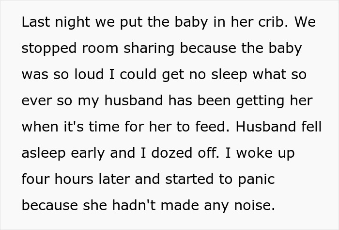 Mother wakes up panicked after MIL steals baby in the middle of the night, claiming it’s a gift for parents. Mother wakes up panicked after MIL steals baby in the middle of the night, claiming it’s a gift for parents.