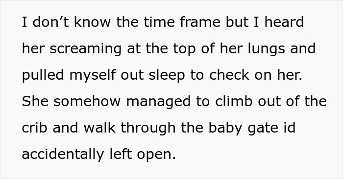 Text describing a roommate vanishing with ex, leaving a guy with a kid and blaming him when she gets hurt.