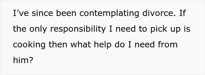 Text excerpt discussing thoughts on divorce and lack of husband’s help with child, reflecting AITAH for leaving husband. Text excerpt discussing thoughts on divorce and lack of husband’s help with child, reflecting AITAH for leaving husband.