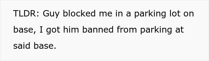 Parking Lot Rage At Military Base Ends Up With One Guy Getting A Ban From Parking There At All Parking Lot Rage At Military Base Ends Up With One Guy Getting A Ban From Parking There At All