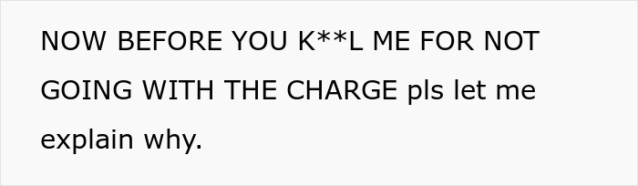 Text image showing a message explaining a decision, related to babysitter and girls&rsquo; hair pink incident.