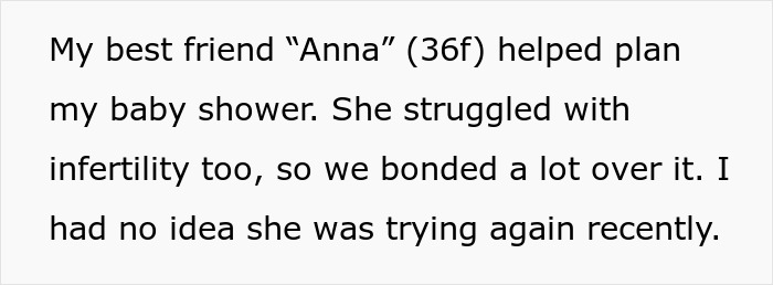 Woman hosts baby shower after fertility struggles, best friend helps plan and bonds over infertility experience. Woman hosts baby shower after fertility struggles, best friend helps plan and bonds over infertility experience.