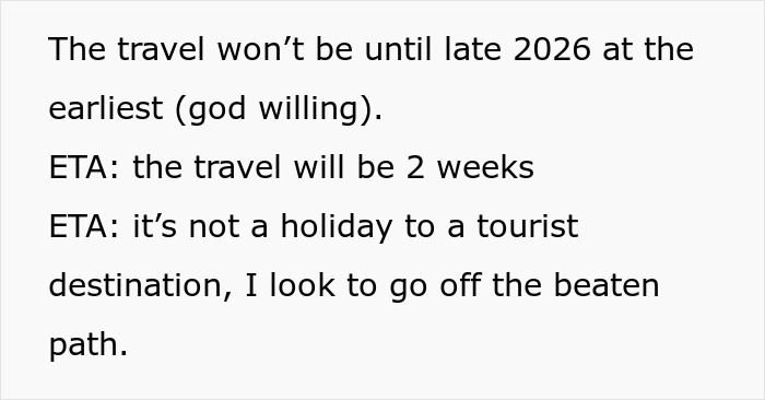 Man plans life-changing trip after cancer battle, cancels when brother&rsquo;s picky kids get an invite, travel delayed to 2026.