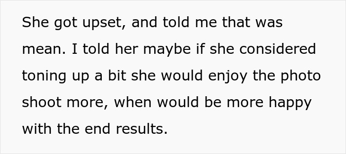 Alt text: Text message showing a guy refusing a spicy photoshoot due to his wife’s 12 extra pounds after pregnancy. Alt text: Text message showing a guy refusing a spicy photoshoot due to his wife’s 12 extra pounds after pregnancy.