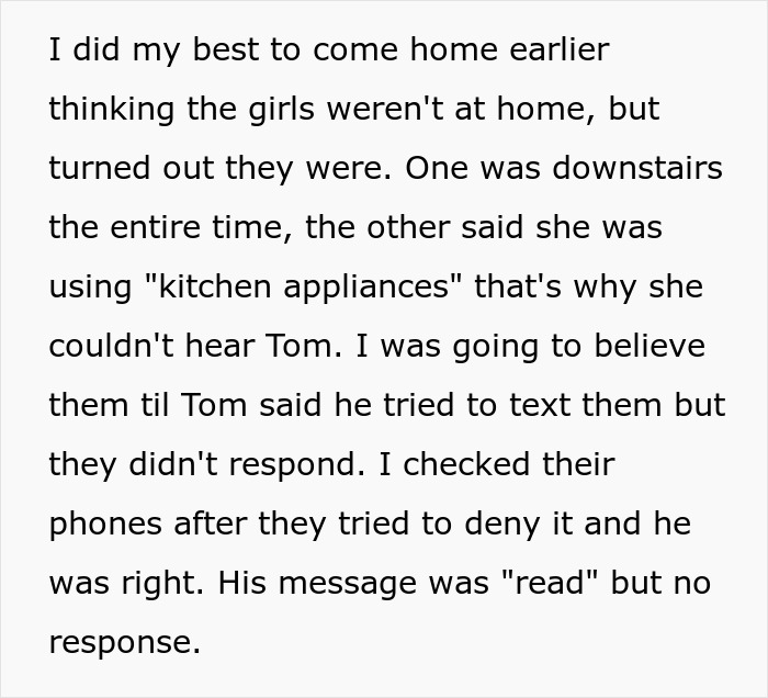 Alt text: Mom upset with daughters for ignoring half-brother&rsquo;s messages and calling them pathetic over behavior.