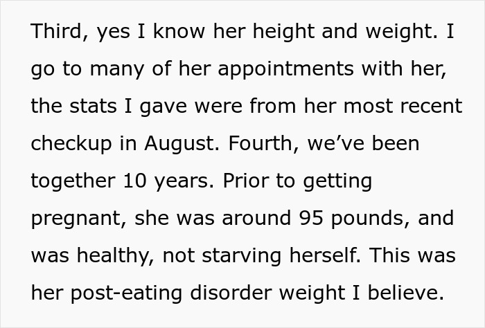 Text explaining a man refusing a spicy photoshoot for his wife due to her 12 extra pounds after pregnancy. Text explaining a man refusing a spicy photoshoot for his wife due to her 12 extra pounds after pregnancy.