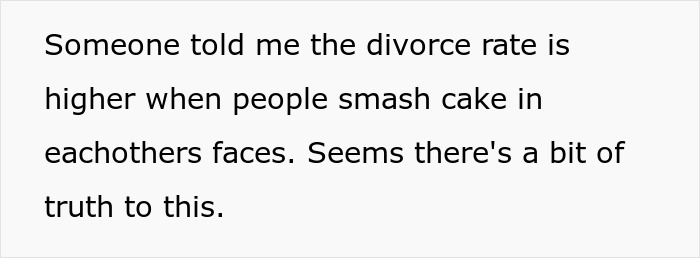 Couple at wedding with groom smashing cake and accidentally hurting bride with a fork during the celebration. Couple at wedding with groom smashing cake and accidentally hurting bride with a fork during the celebration.
