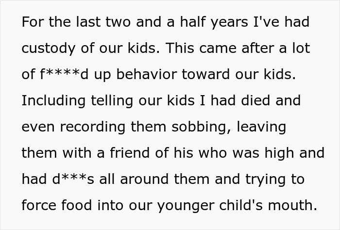 Custody challenges and concerns about babysitter choice involving husband&rsquo;s ex causing family conflict and stress.