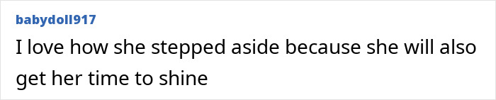 Comment praising Zendaya for stepping aside and letting Diana Ross have her moment at the Met Gala red carpet.