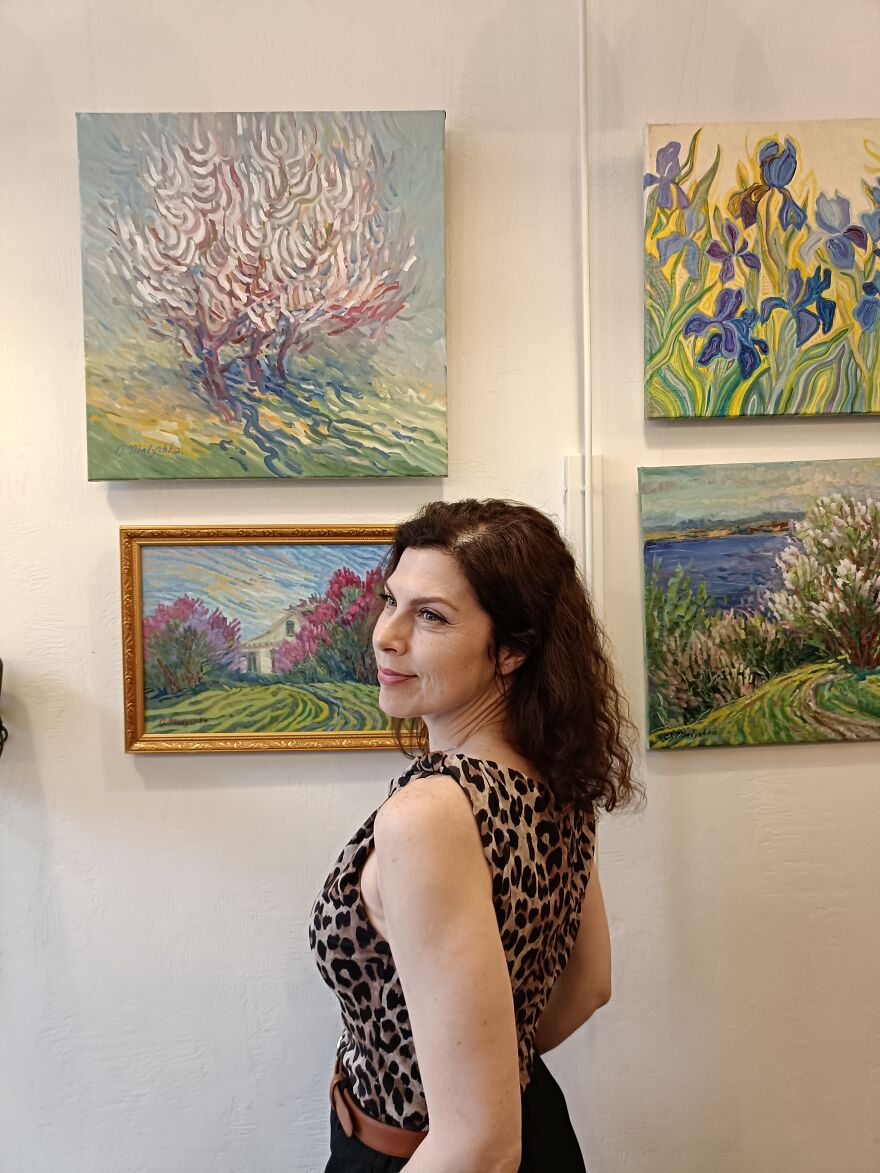 My Friends Helped Me To Create An Exhibition Of Paintings In The Frontline Zone Of Ukraine (11 Pics) My Friends Helped Me To Create An Exhibition Of Paintings In The Frontline Zone Of Ukraine (11 Pics)